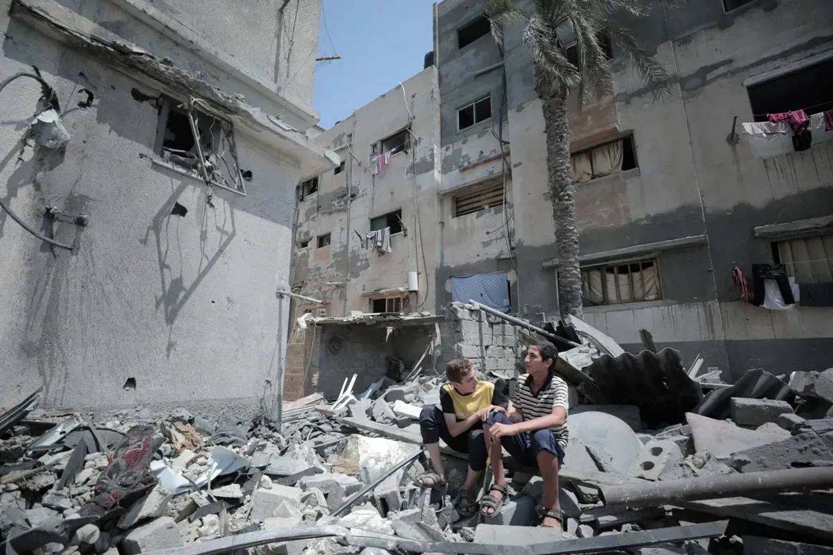 После бомбежки в секторе Газа