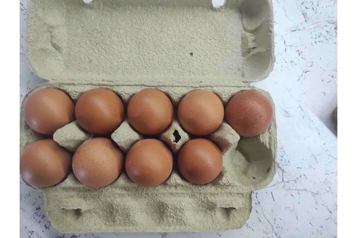 Куриные яйца в упаковке