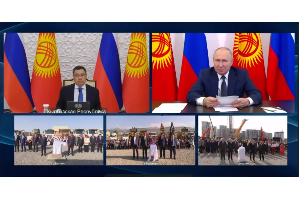 Путин и Жапаров дали старт строительству русских школ в Киргизии